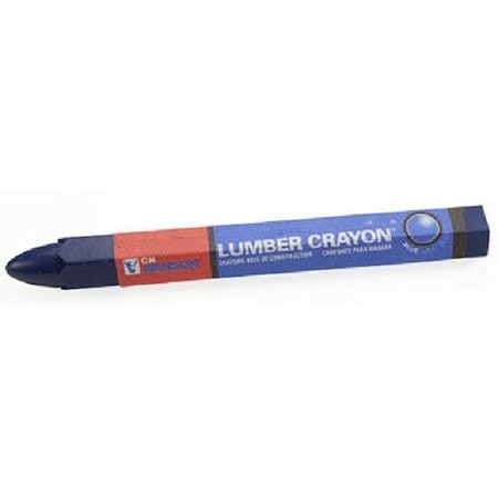 C.H. Hanson C.H. Hanson 4.5 in. L Lumber Crayon Blue 1 pc 10383